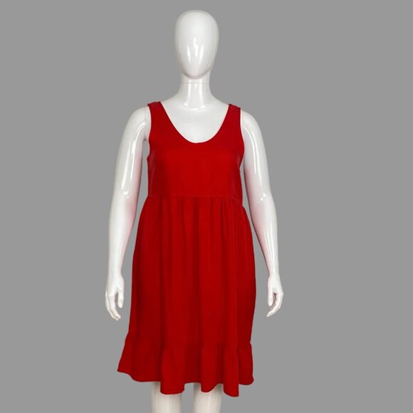 Jackson Rowe "They Say" red dress (XL) - Picture 3 of 5
